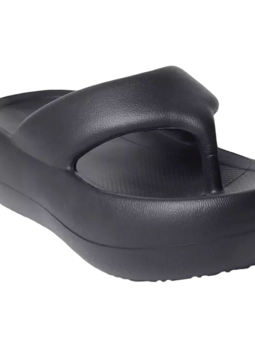 Jeffrey Campbell Chillaxin Black Platform Sandal 8 EUC